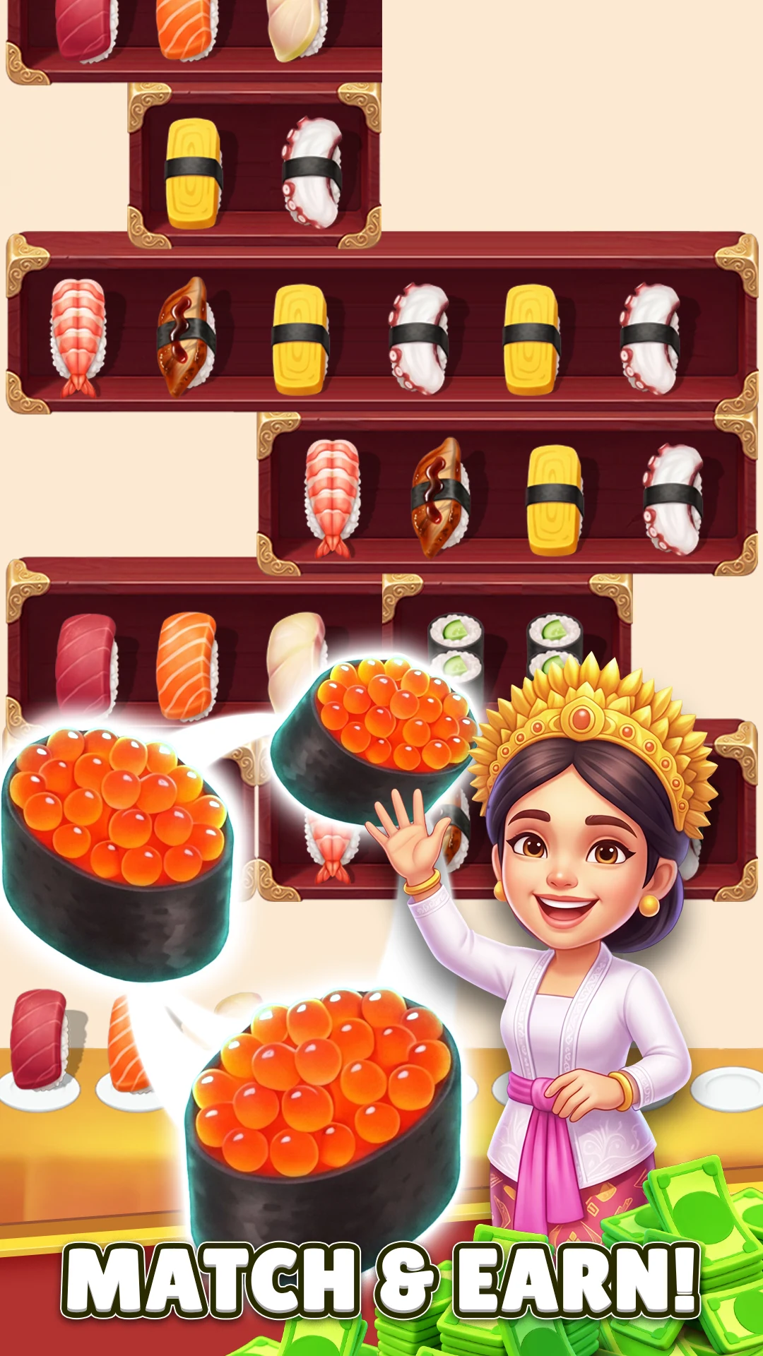 Lucky Sushi Match screenshot